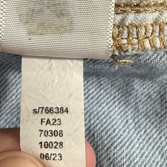 LOFT Wide Leg Cargo Jeans‎ Women's 29 Light Wash Utility Denim Pants Y2K Street - Picture 7 of 12